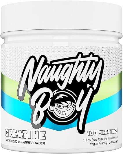 Naughty Boy Flavoured Micronised Creatine Monohydrate Powder & Vegan