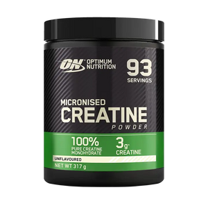 Optimum Nutrition Micronised Pure Creatine Monohydrate Powder 187g, 317g & 634g Tubs