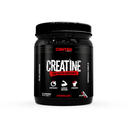 Conteh Sports Micronised Creatine Monohydrate Powder Unflavoured 400g