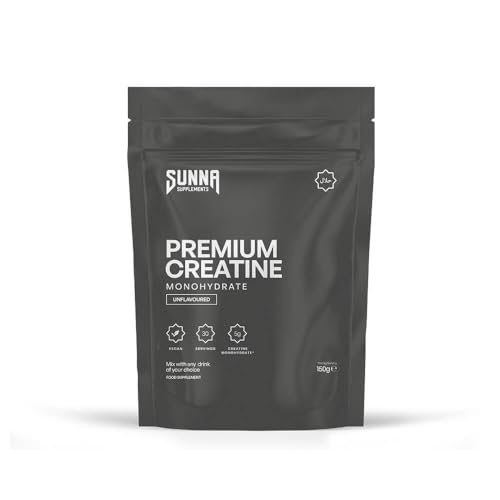 Sunna Supplements Premium Micronised Creatine Monohydrate Powder 150g