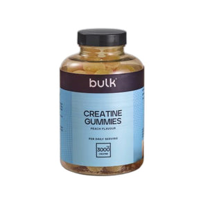 Bulk Vegan Creatine Monohydrate Gummies Peach Flavour 60 Gummies / 3g Per Serving