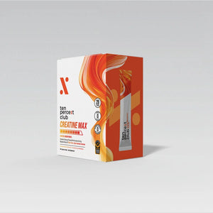 Ten Percent Club Creatine Max Monohydrate Powder Sachets 5g per Serving 28 Sachets