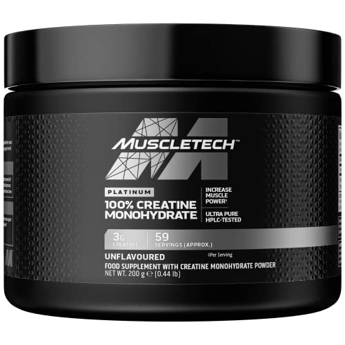 MuscleTech Platinum 100% Creatine Monohydrate Powder 200g 400g