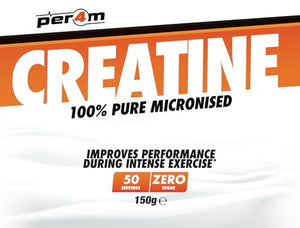 Per4m Pure Micronised Creatine Monohydrate Powder Sugar & Gluten-Free 150g, 400g