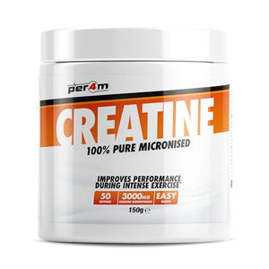 Per4m Pure Micronised Creatine Monohydrate Powder Sugar & Gluten-Free 150g, 400g