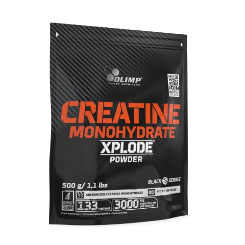 Olimp Creatine Monohydrate Xplode Powder + Vit D & B6 500g 133 Servings