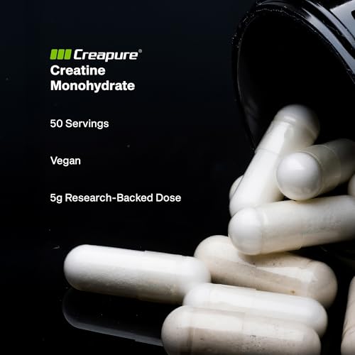 MuscleTech Platinum Creapure Creatine Monohydrate Capsules 100 Caps 50 Servings