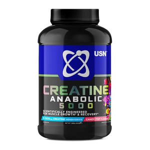 USN Creatine Anabolic Powder Flavoured Creatine BCAAs & Carbs  900g