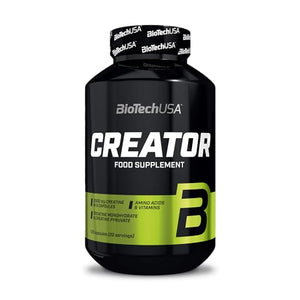 BioTechUSA Creator Creatine Amino acid Vitamins Supplements 120 Capsules 20 Servings