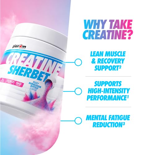 Per4m Creatine Sherbet Dry Scoop Powder Sugar-Free, Vegan & Halal  310g/62 Servings