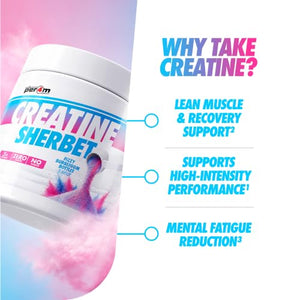 Per4m Creatine Sherbet Dry Scoop Powder Sugar-Free, Vegan & Halal  310g/62 Servings