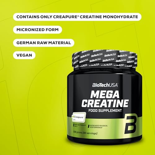 BioTechUSA Mega Creatine Powder Creapure® 306g 90 Servings
