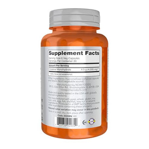 NOW Sports Creatine Monohydrate Vegetarian Capsules 120 240 Veg Caps