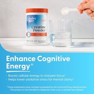 Doctor's Best Pure Micronised Creatine Monohydrate Powder 500g 100 Servings