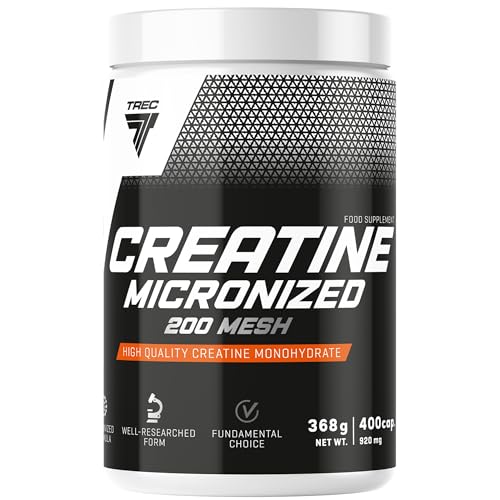 TREC Nutrition Creatine Micronised 200 Mesh Capsules 120 & 400 Caps