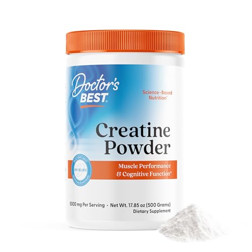 Doctor's Best Pure Micronised Creatine Monohydrate Powder 500g 100 Servings