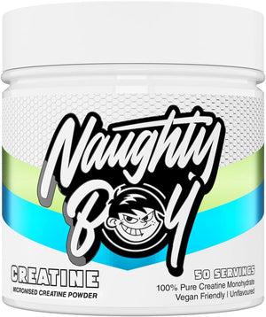 Naughty Boy Flavoured Micronised Creatine Monohydrate Powder & Vegan