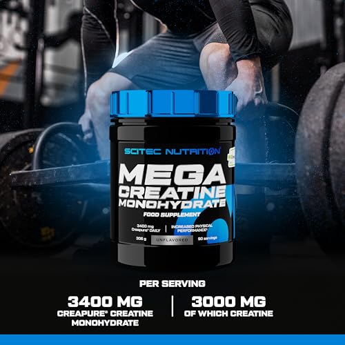 Scitec Nutrition Mega Creatine Monohydrate – Creapure® (306g / 90 Servings)