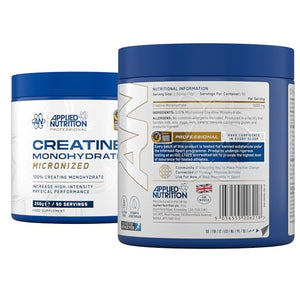 Applied Nutrition Micronised Creatine Monohydrate Powder Unflavoured 250g 500g