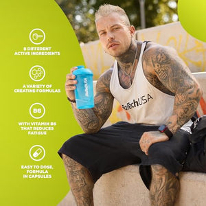 BioTechUSA Creator Creatine Amino acid Vitamins Supplements 120 Capsules 20 Servings