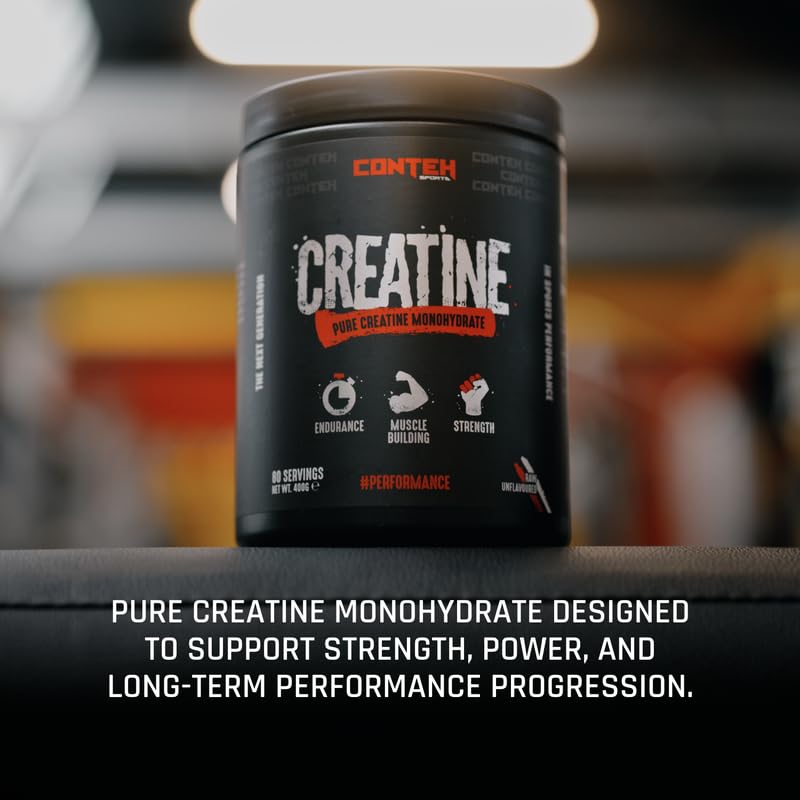Conteh Sports Micronised Creatine Monohydrate Powder Unflavoured 400g