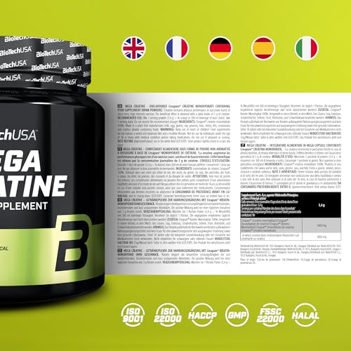 BioTechUSA Mega Creatine Powder Creapure® 306g 90 Servings
