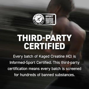 Kaged Patented Creatine HCl Powder Unflavoured 75 Servings