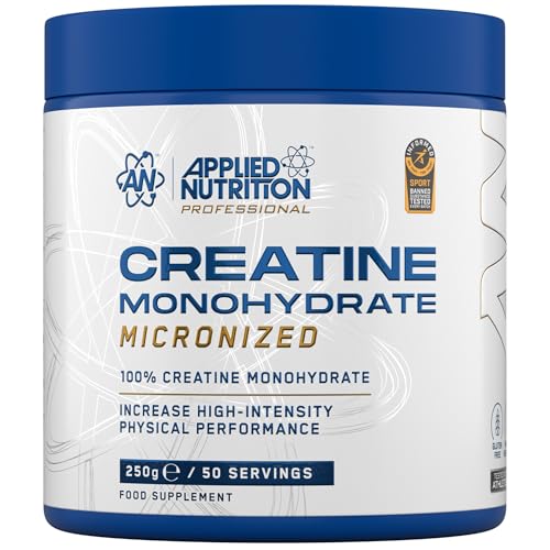 Applied Nutrition Micronised Creatine Monohydrate Powder Unflavoured 250g 500g