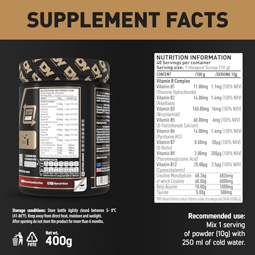 Dorian Yates Creatine Complex with Monohydrate for advance strength 400g 40 Servings
