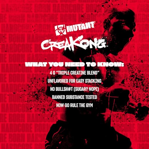 Mutant Creakong Advanced Triple Creatine Blend Powder Unflavoured 300g