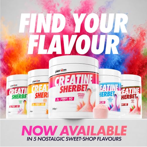 Per4m Creatine Sherbet Dry Scoop Powder Sugar-Free, Vegan & Halal  310g/62 Servings