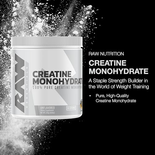 RAW Nutrition CBUM Essential Creatine Monohydrate – Unflavored 250g, 510g