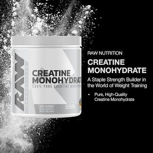 RAW Nutrition CBUM Essential Creatine Monohydrate – Unflavored 250g, 510g