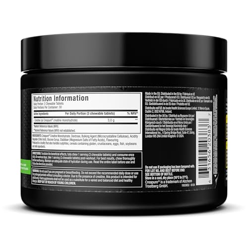 MuscleTech Creapure Creatine Chews Citrus Burst 90 Tablets 30 Servings