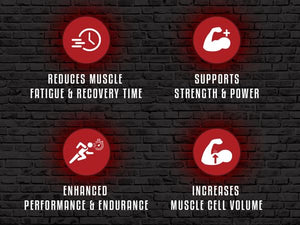 5% Nutrition Code Red Flavoured 3-Form Creatine Powder 124g 20 serving