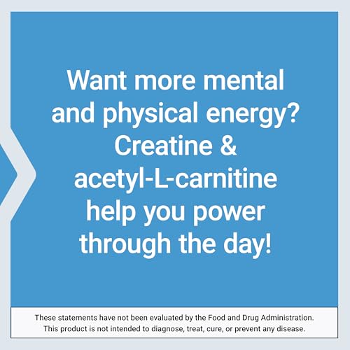 Life Extension Creatine Acetyl-L-Carnitine Energy Plus Powder 233g 30 Servings