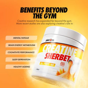Per4m Creatine Sherbet Dry Scoop Powder Sugar-Free, Vegan & Halal  310g/62 Servings
