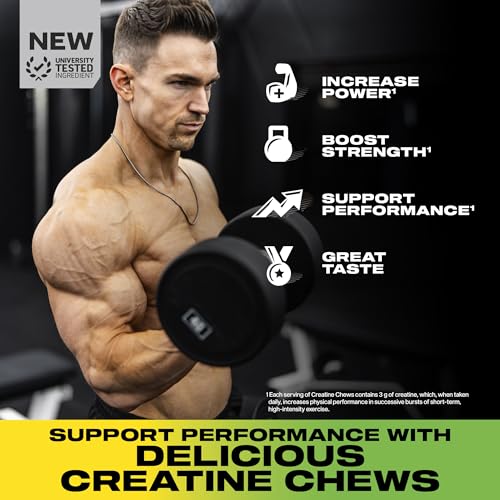 MuscleTech Creapure Creatine Chews Citrus Burst 90 Tablets 30 Servings