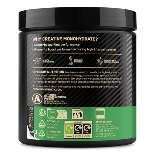 Optimum Nutrition Flavoured Micronised Creatine Powder 247.5g