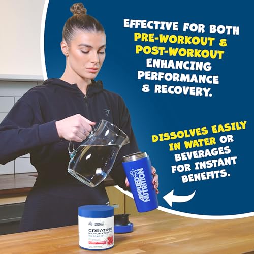 Applied Nutrition Micronised Creatine Monohydrate Powder Unflavoured 250g 500g