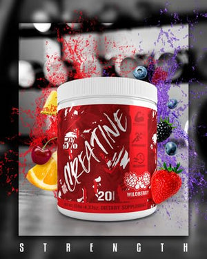 5% Nutrition Code Red Flavoured 3-Form Creatine Powder 124g 20 serving