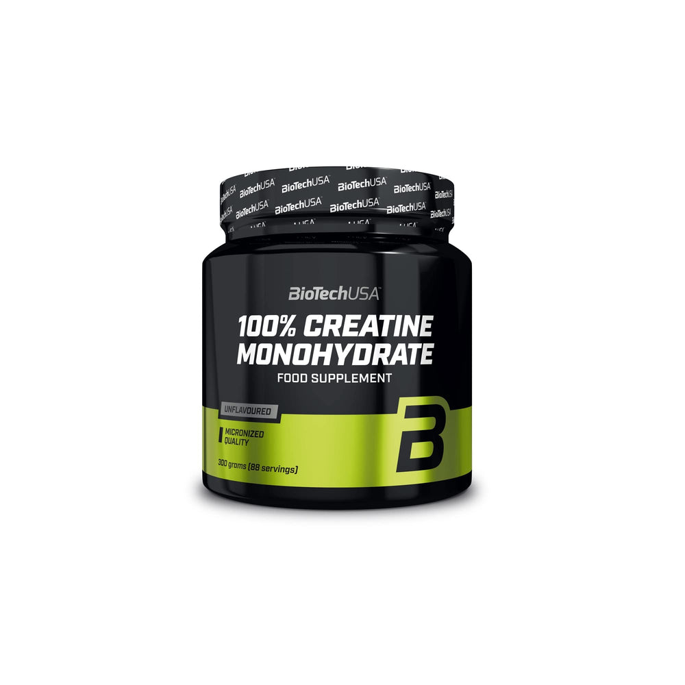 BioTechUSA 100% Creatine Monohydrate Micronised Quality 300g 60 Serving