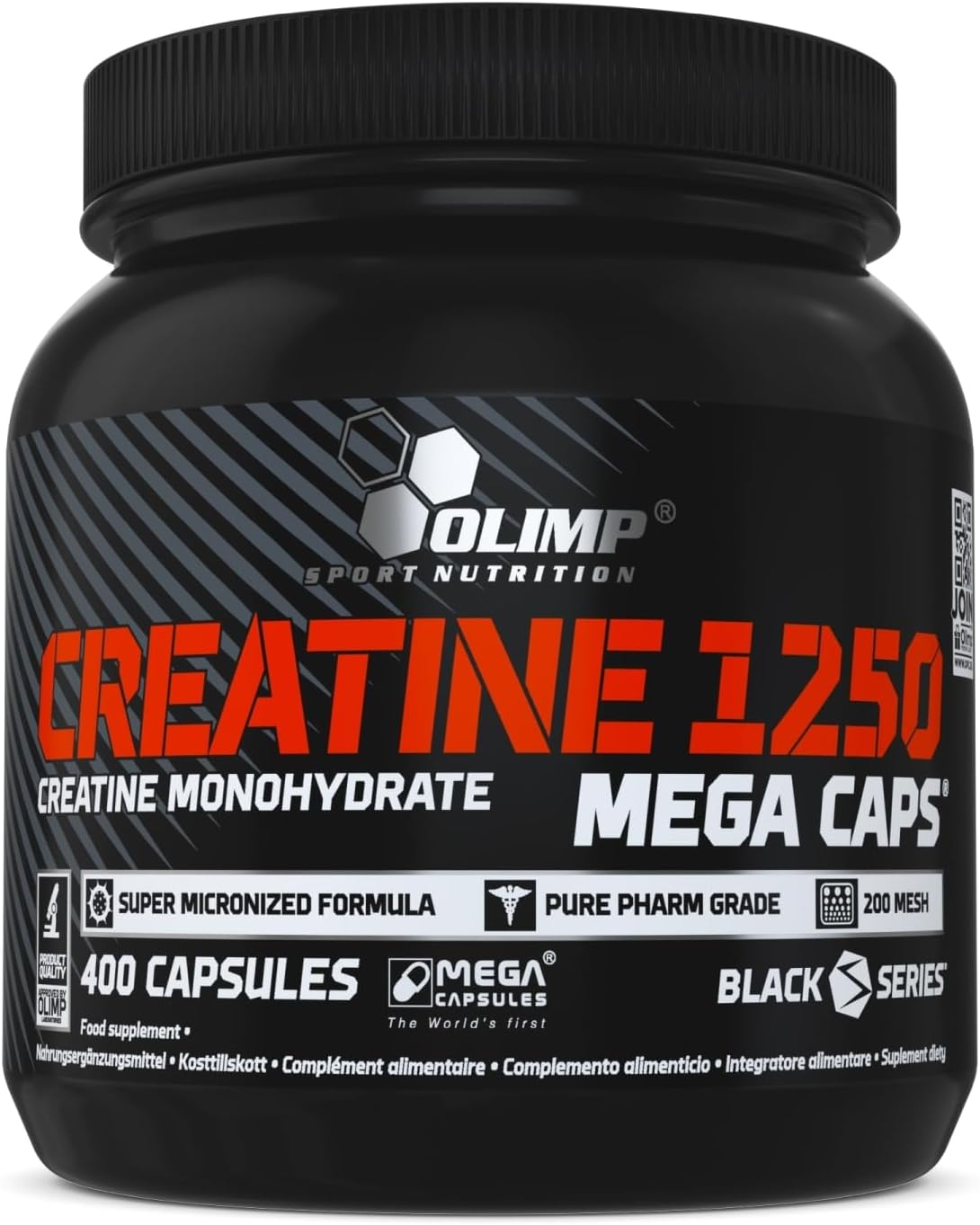 Olimp Creatine 1250 Mega Capsules High-Strength 1250mg Blister Pack