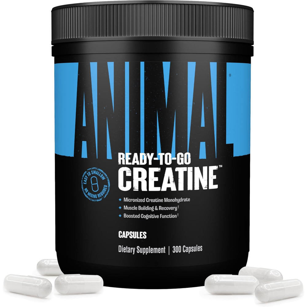Animal Pure Universal Creatine Monohydrate Capsules 300 Capsules 150 Servings