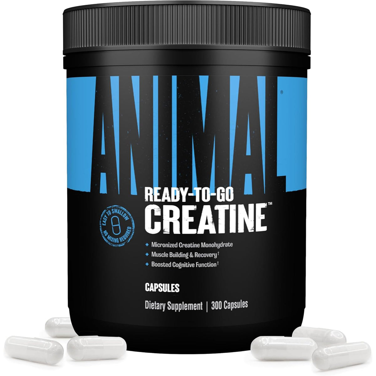 Animal Pure Universal Creatine Monohydrate Capsules 300 Capsules 150 Servings