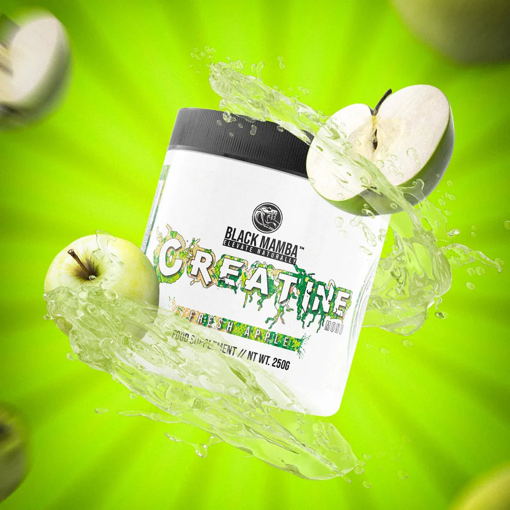 Black Mamba Flavoured Pure Creatine Monohydrate Powder 250g / 50 Servings