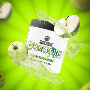 Black Mamba Flavoured Pure Creatine Monohydrate Powder 250g / 50 Servings