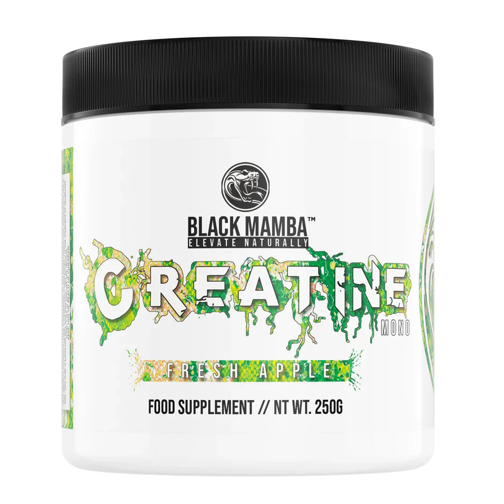 Black Mamba Flavoured Pure Creatine Monohydrate Powder 250g / 50 Servings