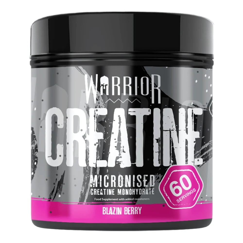 Warrior Pure Micronised Creatine Monohydrate Powder Flavoured 300g