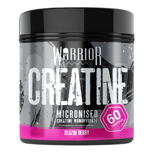 Warrior Pure Micronised Creatine Monohydrate Powder Flavoured 300g